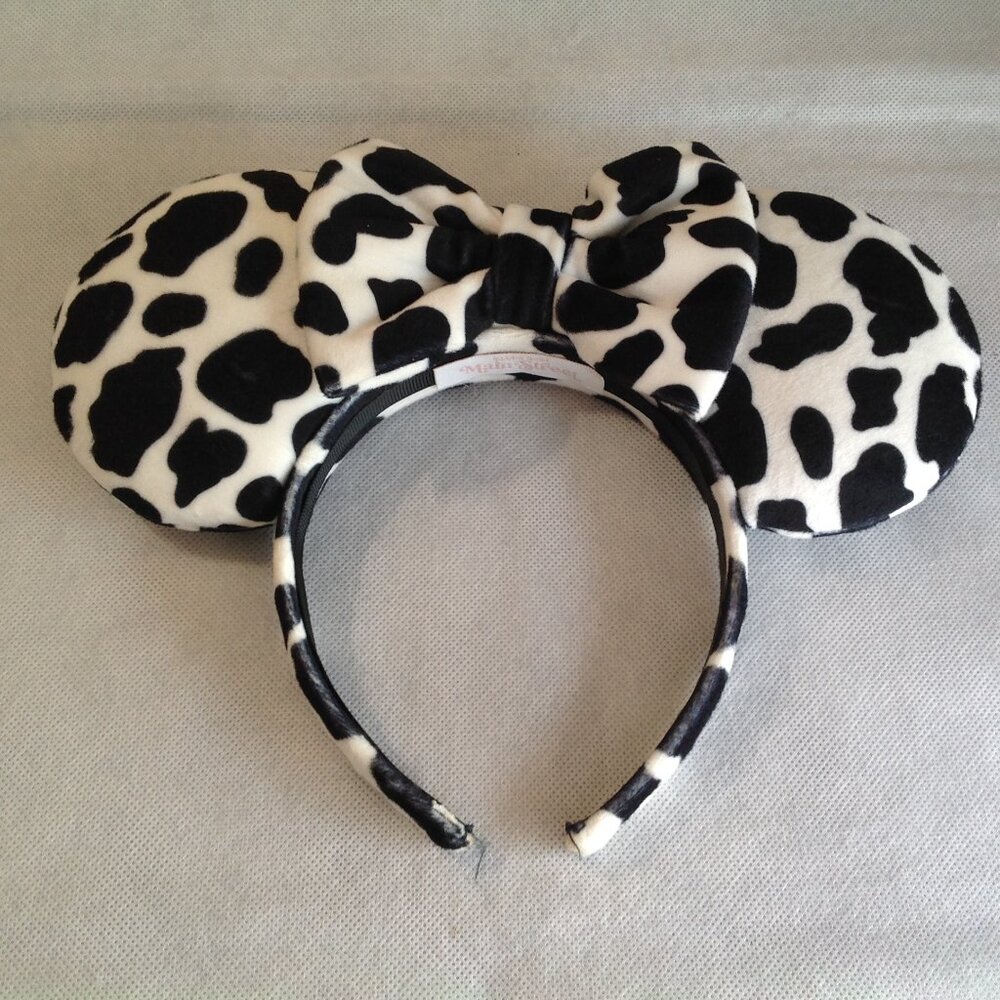 Soarin Over Main Street Minnie Mouse Disney Ears - Dalmatian Spotted Print